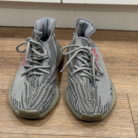 Yeezy Other - Yeezy Boost 350 V2 in Gray with Red Highlights